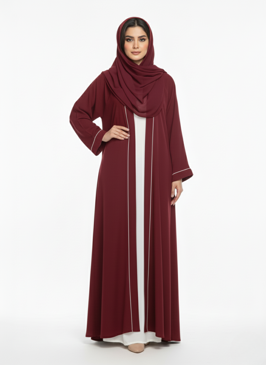 Maxi overgown plain (silk)