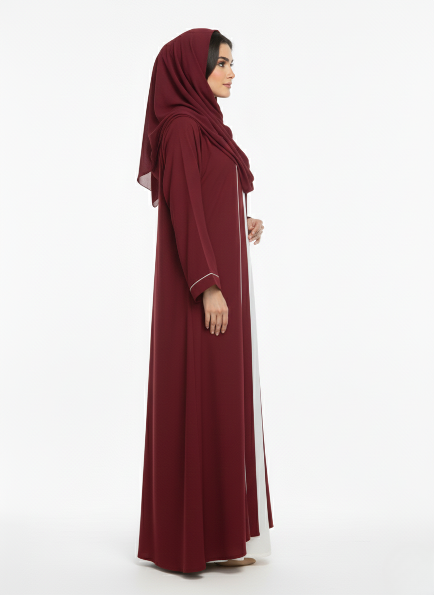 Maxi overgown plain (silk)