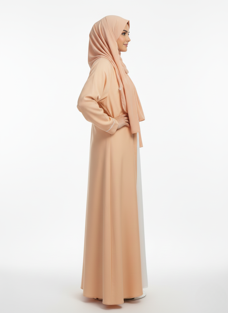 Maxi overgown plain (silk)