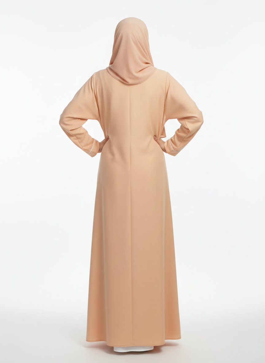 Maxi overgown plain (silk)