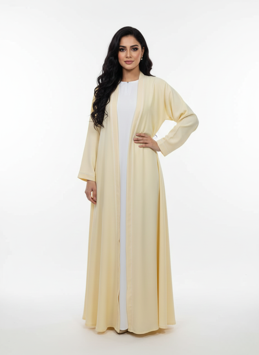 Maxi overgown plain (silk)