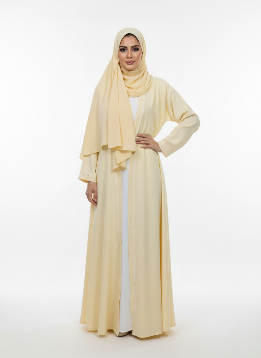 Maxi overgown plain (silk)