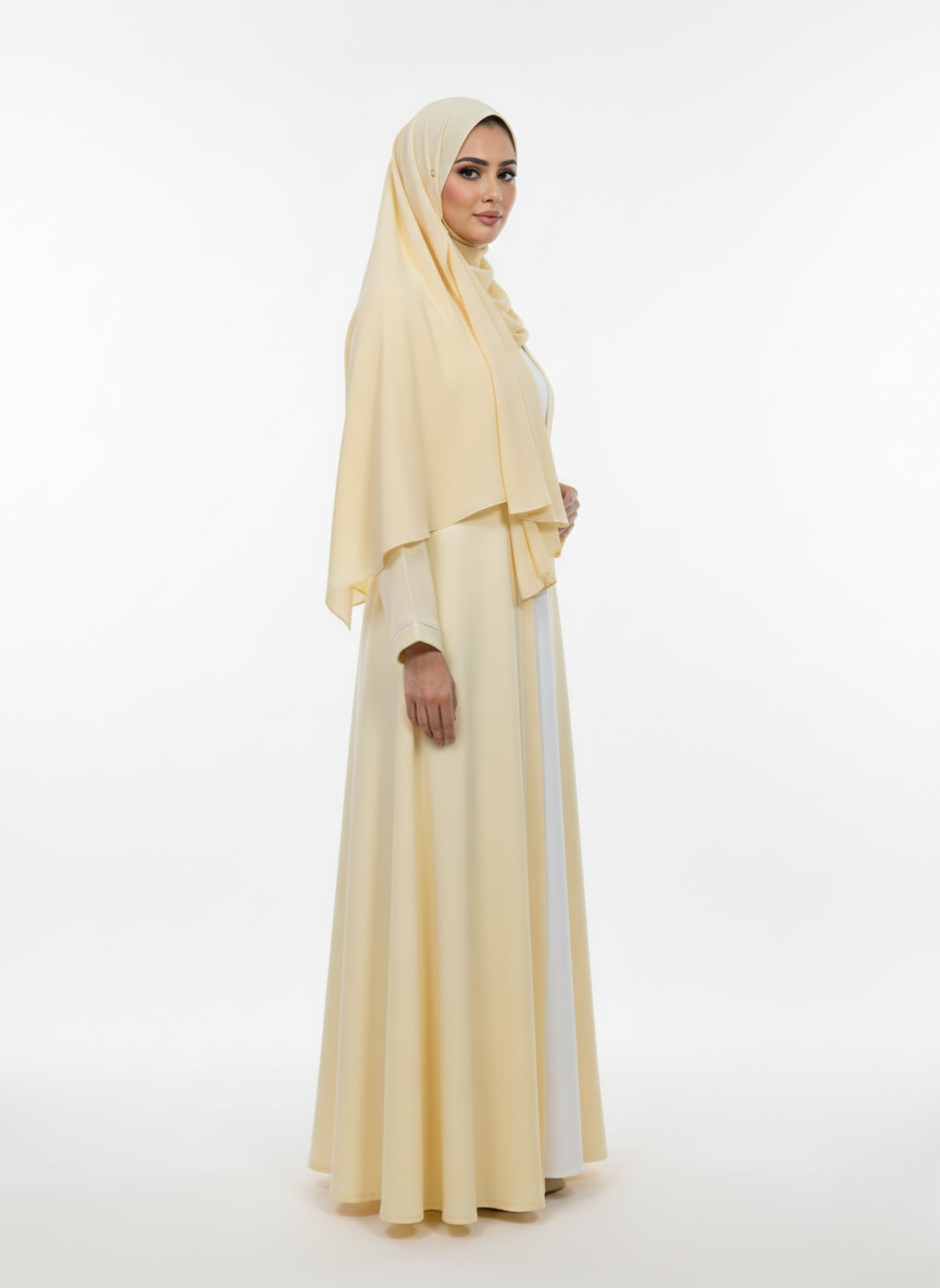 Maxi overgown plain (silk)