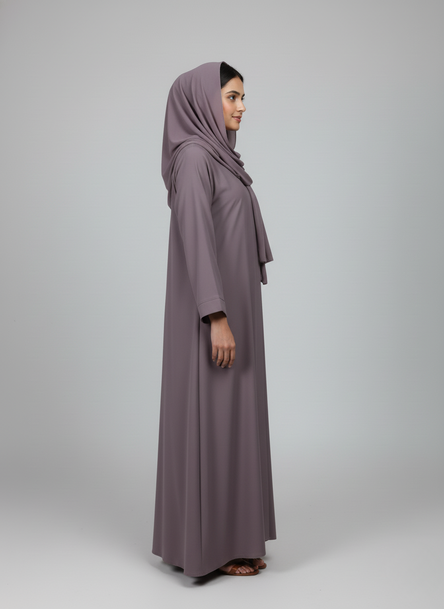 Gown f/o plain w/p (rok) with stole