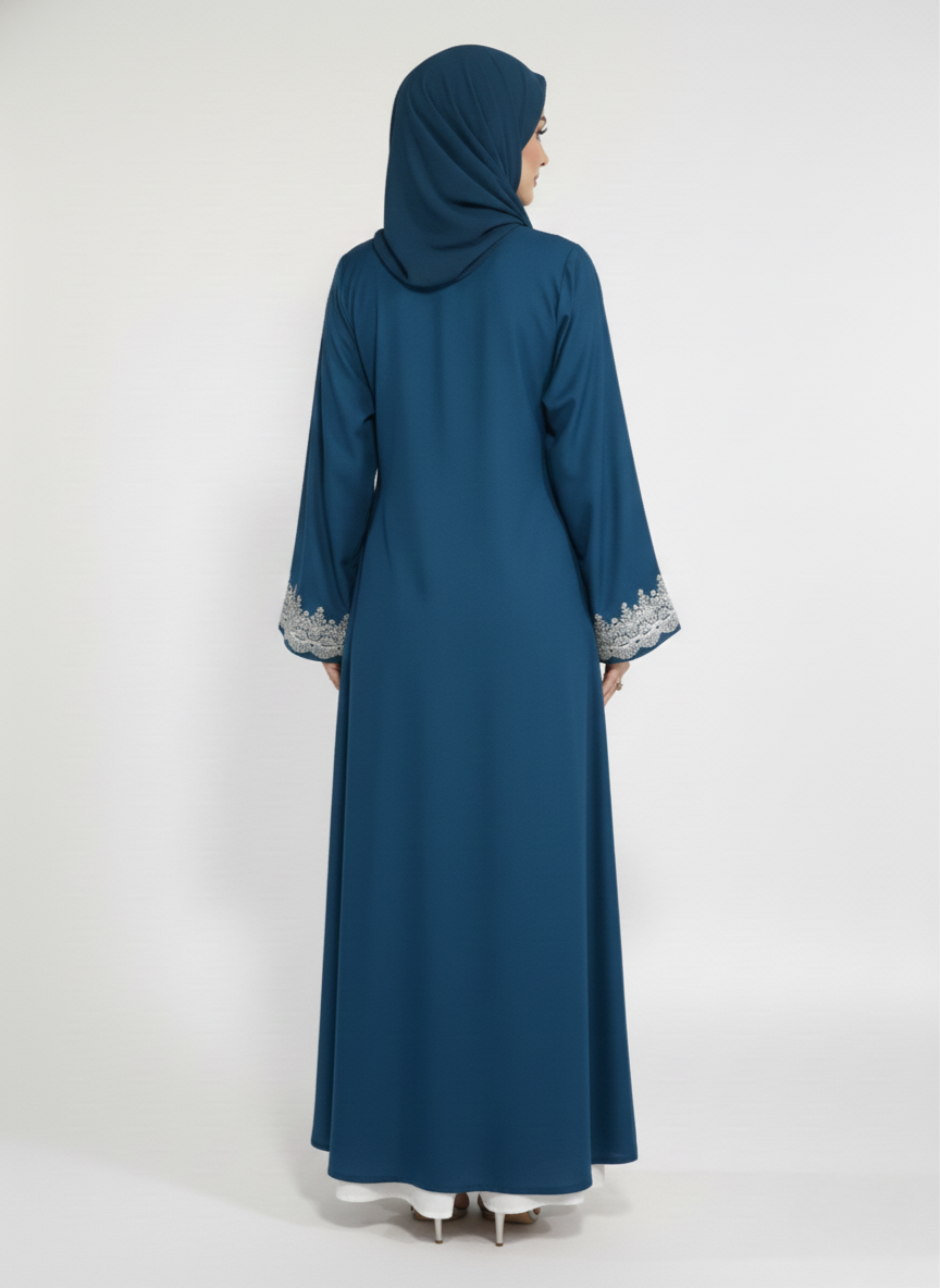Maxi overgown emblines wos (silk)