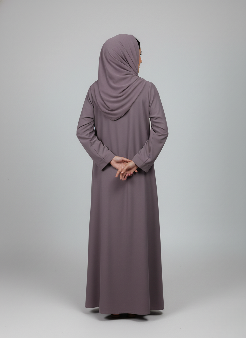 Gown f/o plain w/p (rok) with stole