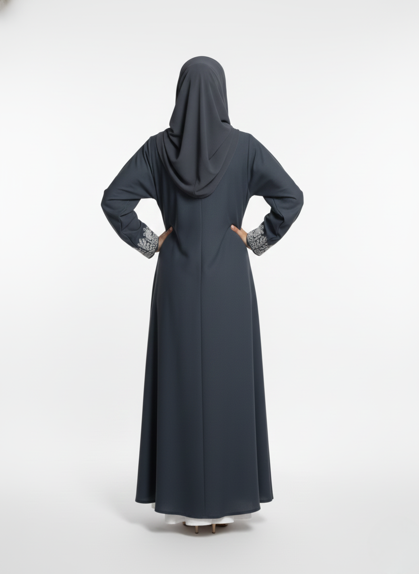 Maxi overgown emblines wos (silk)