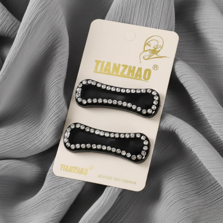 Safety pin pair beads