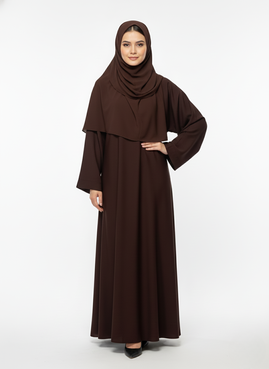 Maxi plain (rok) with stole