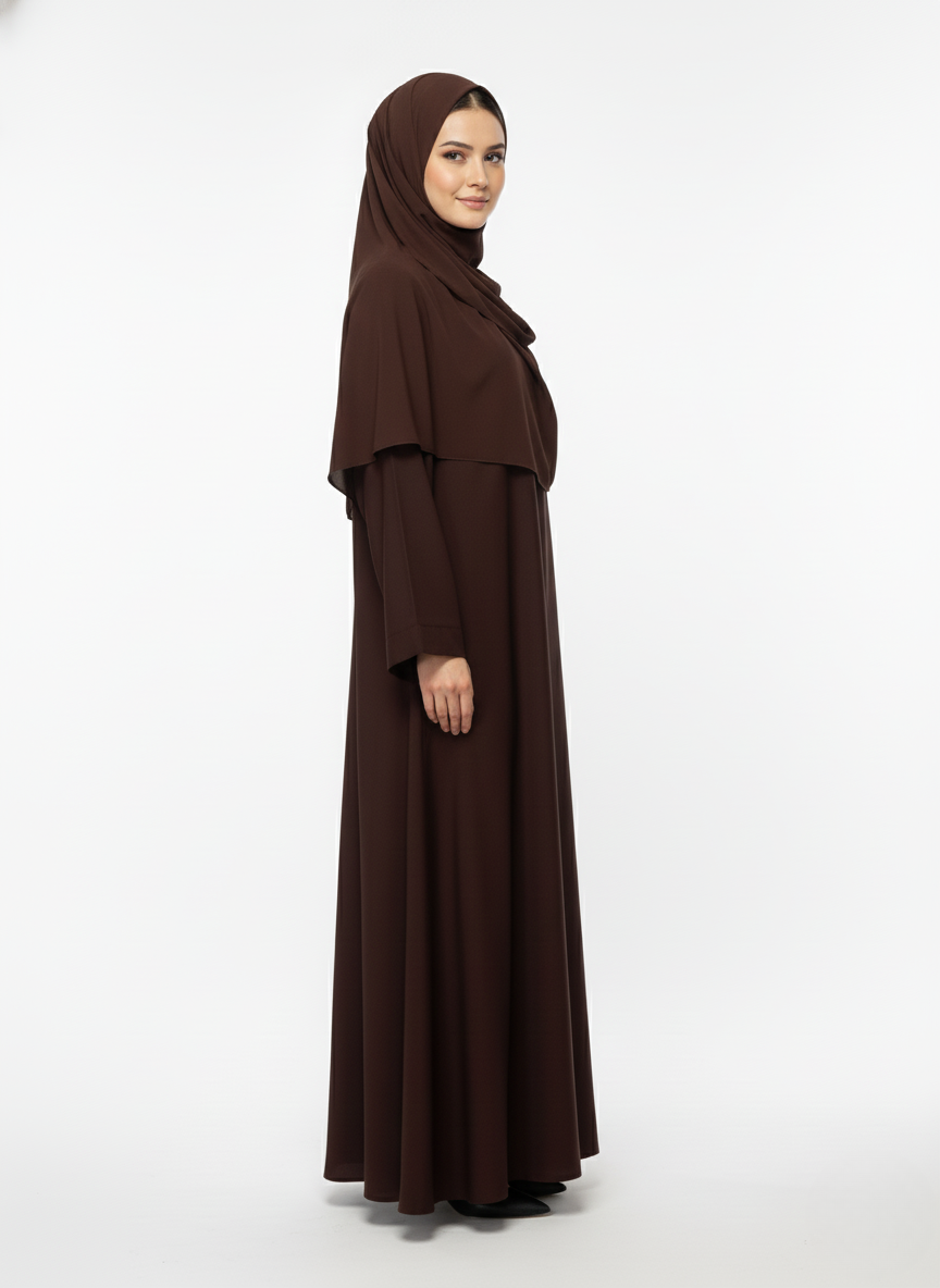Maxi plain (rok) with stole
