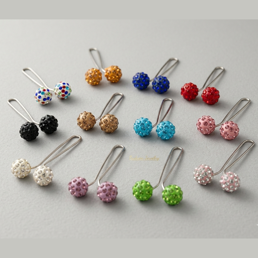 Hijab Clip Pin Pack (beads)