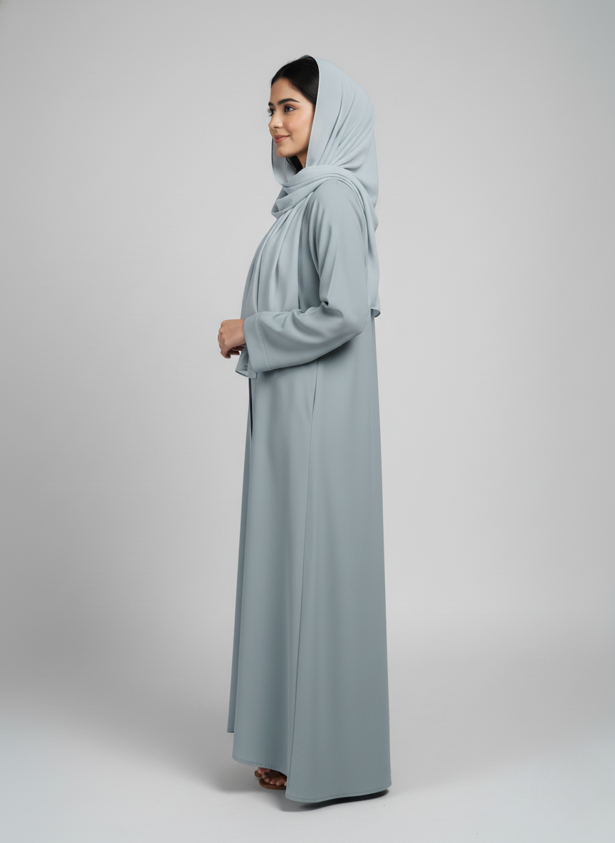 Gown f/o plain w/p (rok) with stole