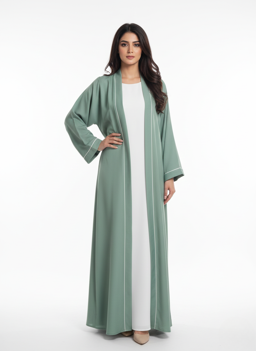 Maxi overgown plain (silk)