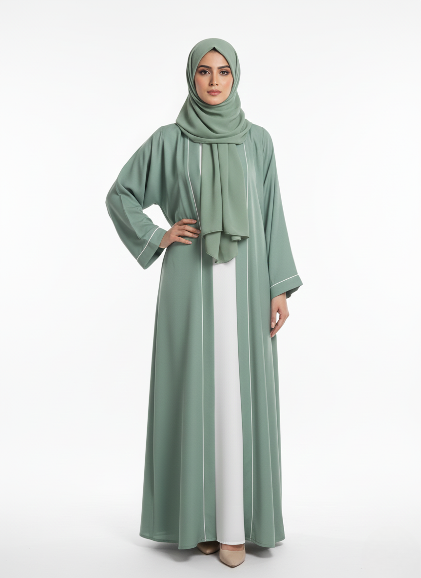 Maxi overgown plain (silk)