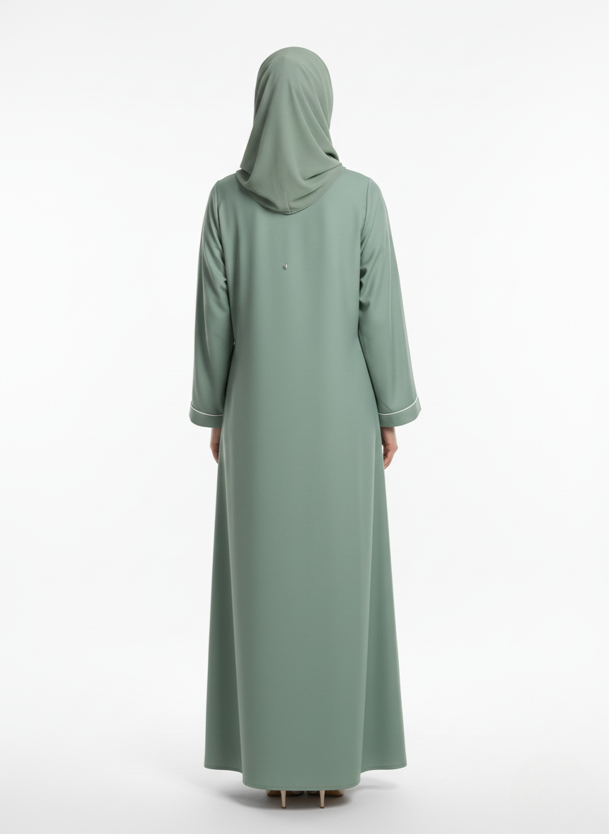 Maxi overgown plain (silk)