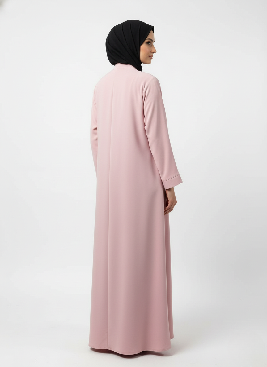 Gown f/o plain w/p (rok) with stole