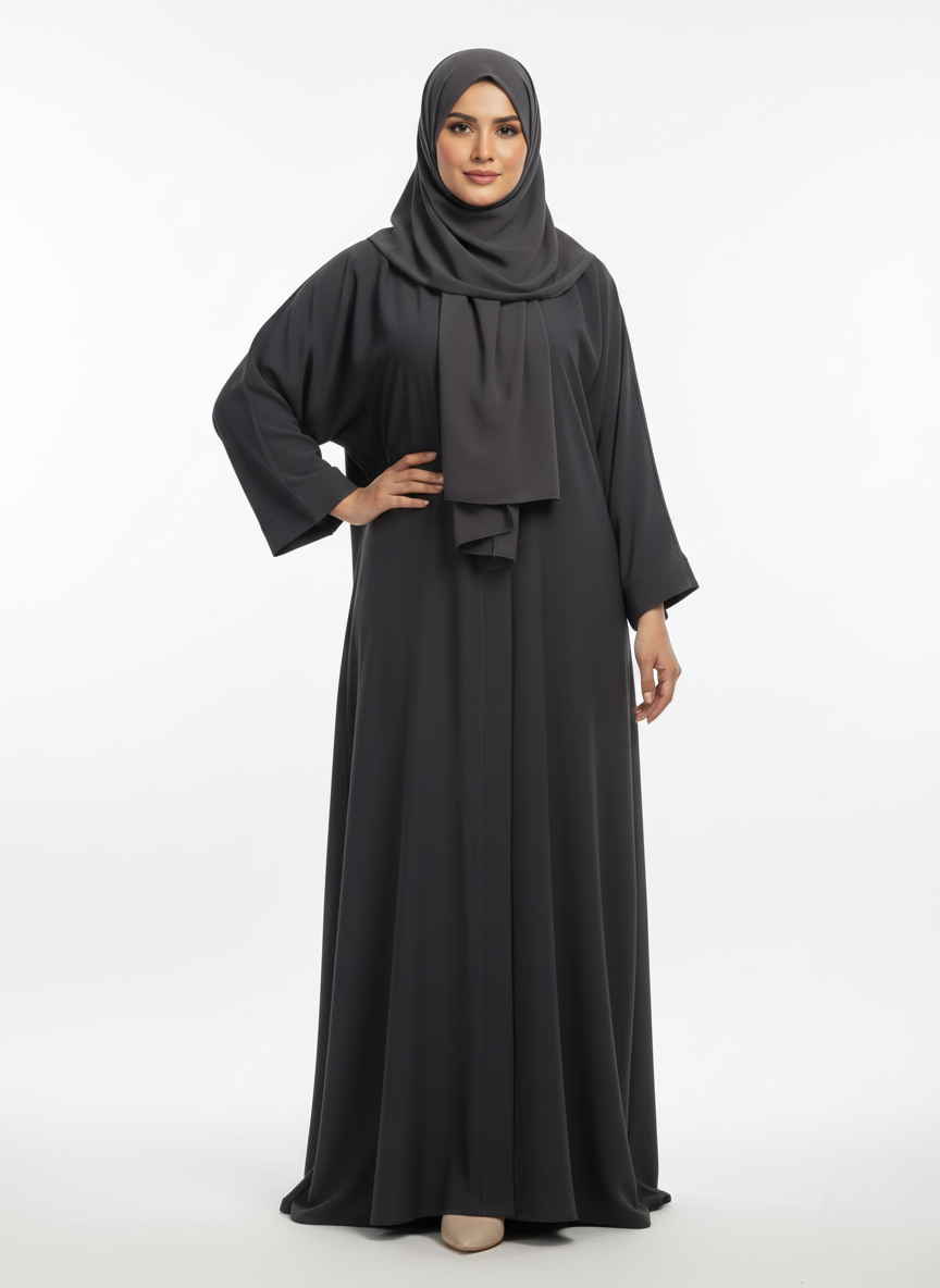 Gown f/o plain w/p (rok) with stole