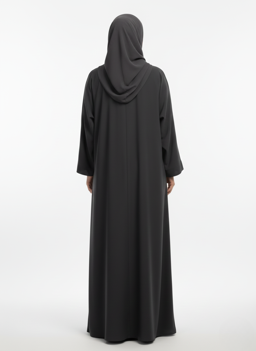 Gown f/o plain w/p (rok) with stole